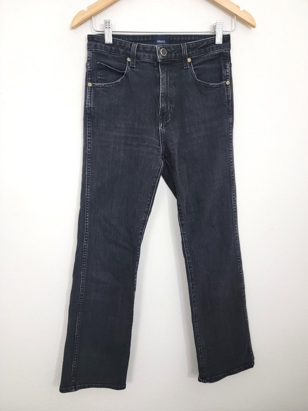 Khaite Vivian Jeans in Washed Black 26 - Picture 2 of 9